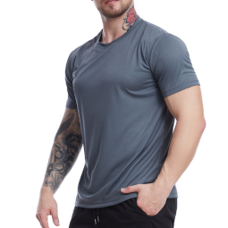 Sport T-Shirt Supplier - High Quality Men Women's Gym Sport T-Shirt Quick Dry Breathable Custom Logo