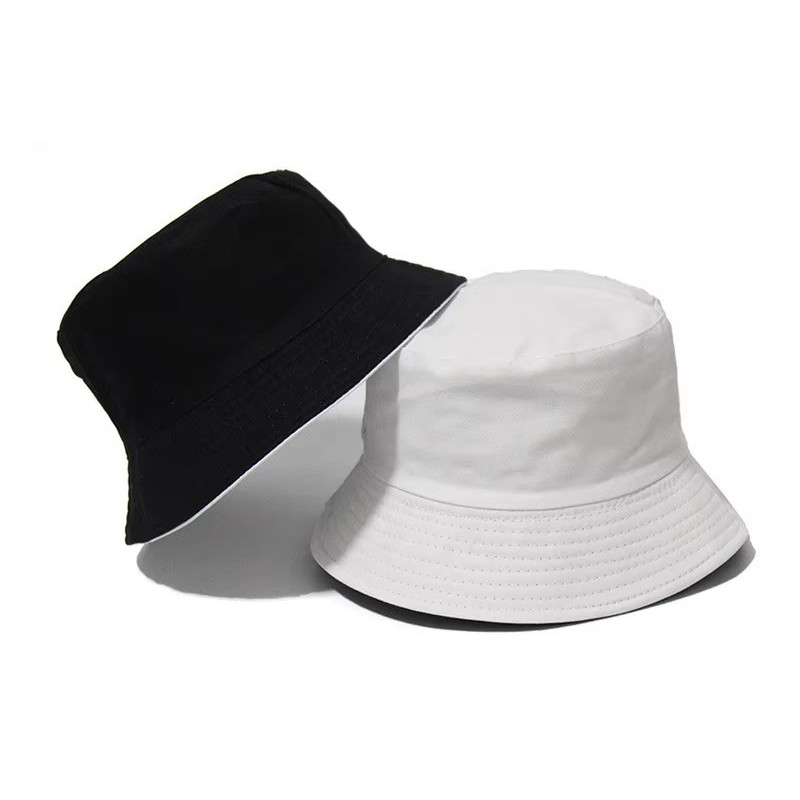 Bucket Hat Factory - Hot Sale Men's Women's Double Sided Reversible Black Cap