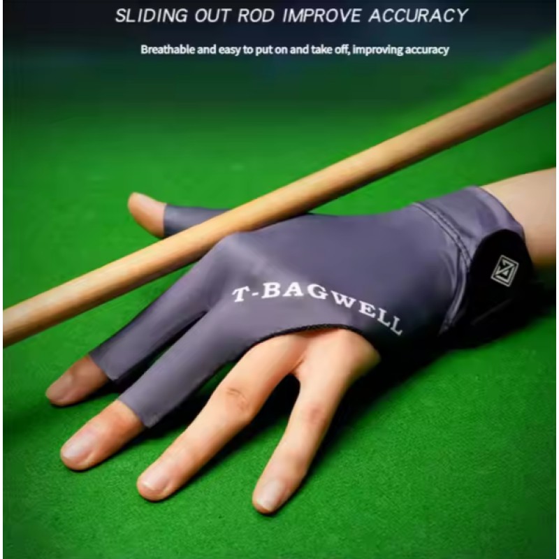 Professional Billiards Gloves Manufacturer - Custom Tournament 3 Finger High Elastic Breathable Cue Gloves