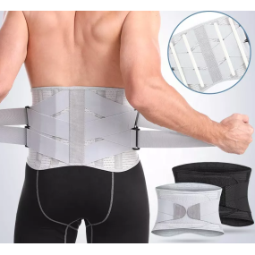 Lumbar Support Manufacturer - Factory New Design Customized Lumbar Support 4 Stays Breathable Anti-skid