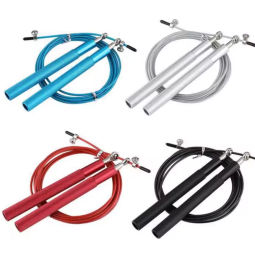 Skip Rope Factory - Factory Price Custom Logo Sport Workout Aluminum Handle Speed Weighted Jump Rope