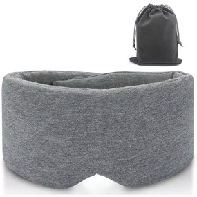 Eye Mask with Pouch Manufacturer - Custom Hot Sale Handmade Cotton Soft Eye Cover Blindfold Travel Sleep Mask