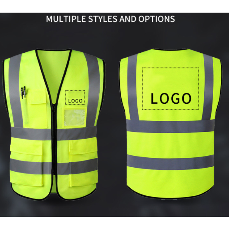Safety Vest Supplier - High Visibility Breathable Outdoor Working Reflective Tapes Safety Coat Night Vest