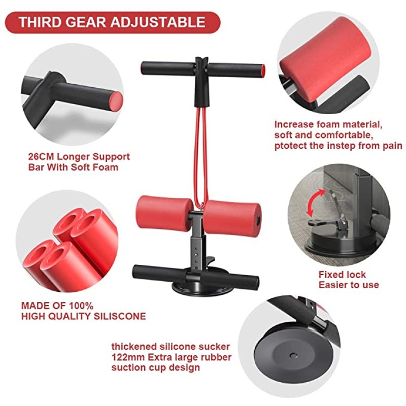 Sit up Aid Supplier - Custom Hot Sale Sit up Aid Adjustable Abdominal Muscle Sit up bar for Floor