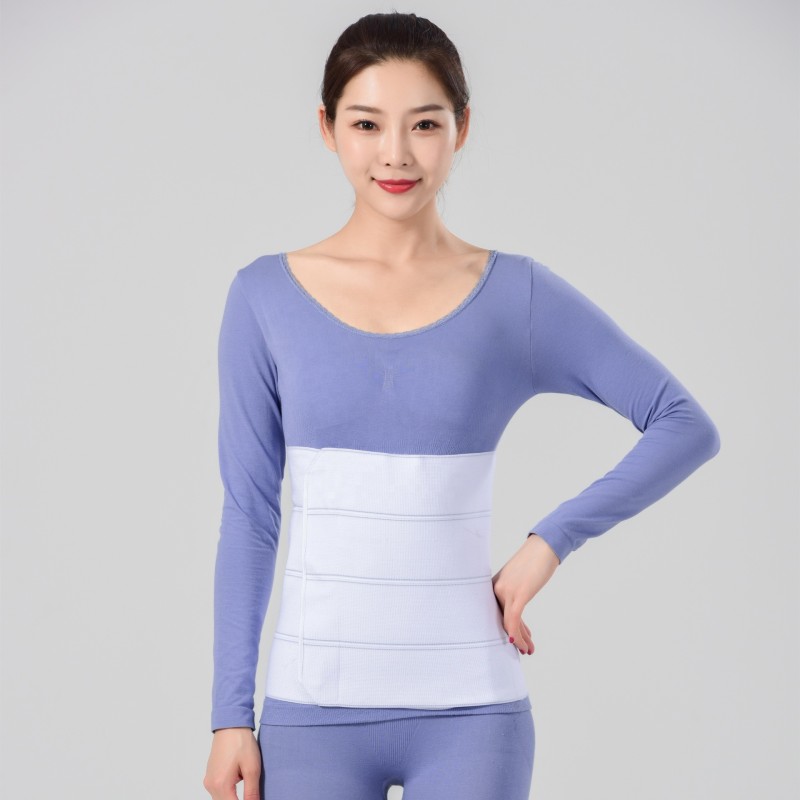 Postpartum Binder Manufacturer - Hot Sale Breathable Support Belly 4 Panel Post Surgery Compression Waist Wrap