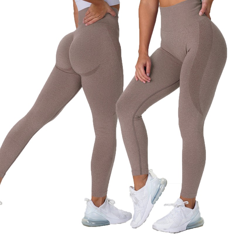 Yoga Pants Supplier - Plus Size Seamless Womens Fat Butt Running Sportswear High Waist Tight