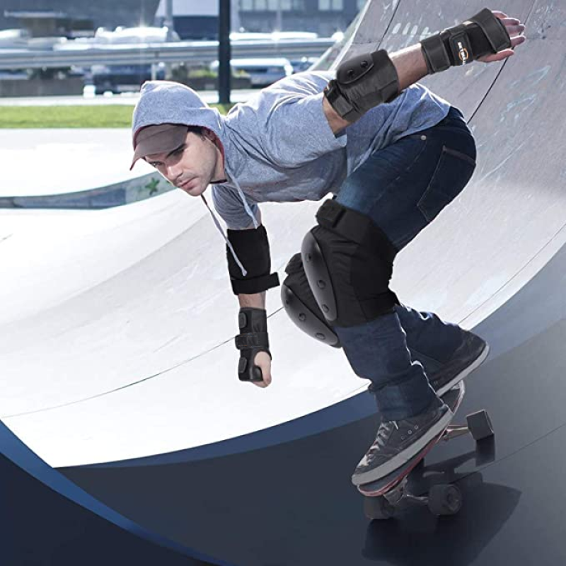 Motorcycle Gear Factory - Motorcycle Safety Protection 3 in 1 Wrist Elbow Knee Pads