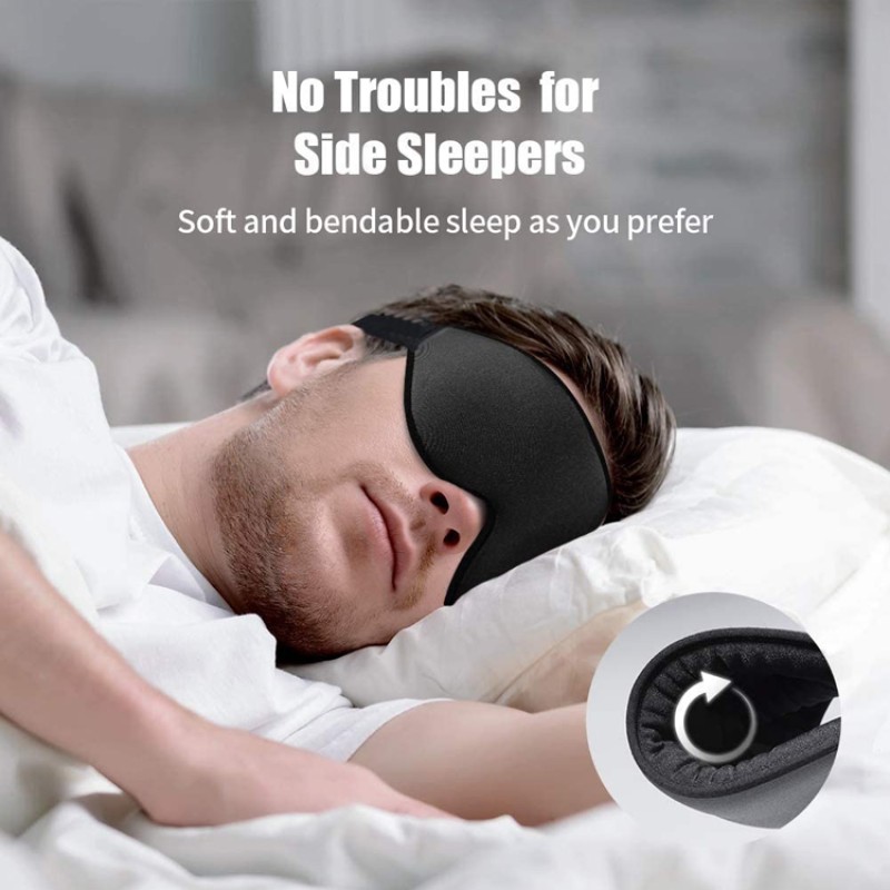 Meditation Mask Supplier - Soft Comfortable Milk Silk 100% Light Blocking Yoga Relaxation Meditation Eye Mask