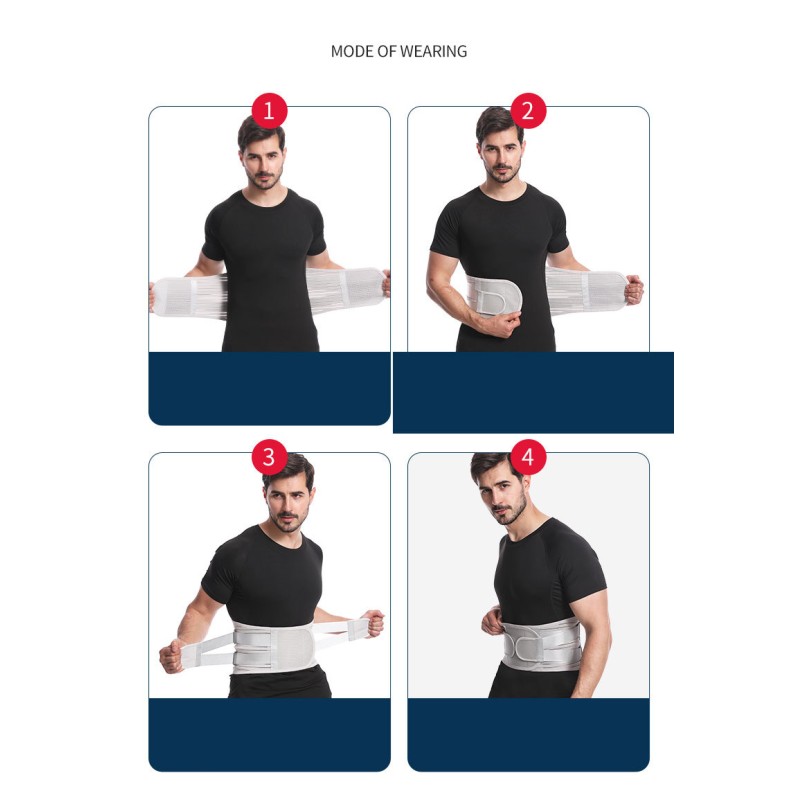 Lumbar Support Belt Factory - Medical Double Strap Adjustable Weight Loss Pain Relief Waist