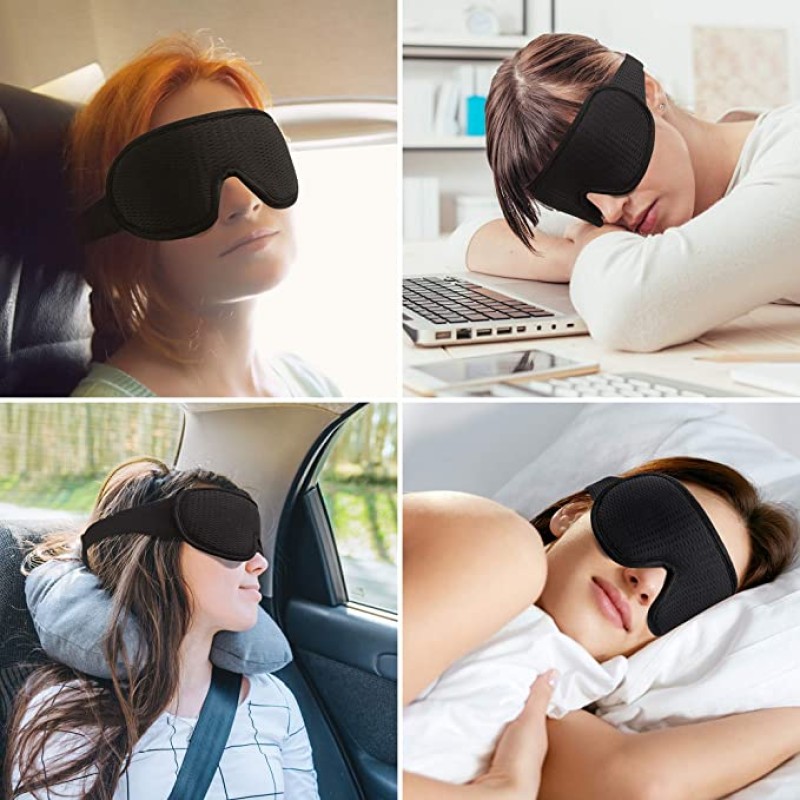 Relaxation Mask Manufacturer - Portable Breathable Relaxation 3D Sleeping Eye Mask As Gifts