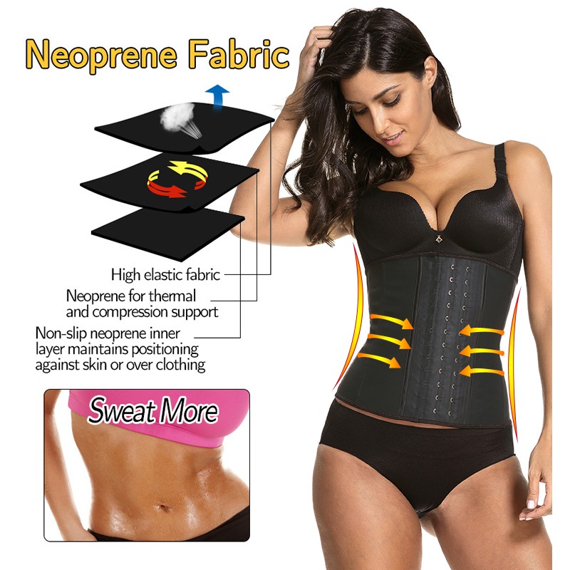 Waist Trainer Manufacturer - High Quality Slimming Girdle Women Fajas Colombianas Rubber Corset