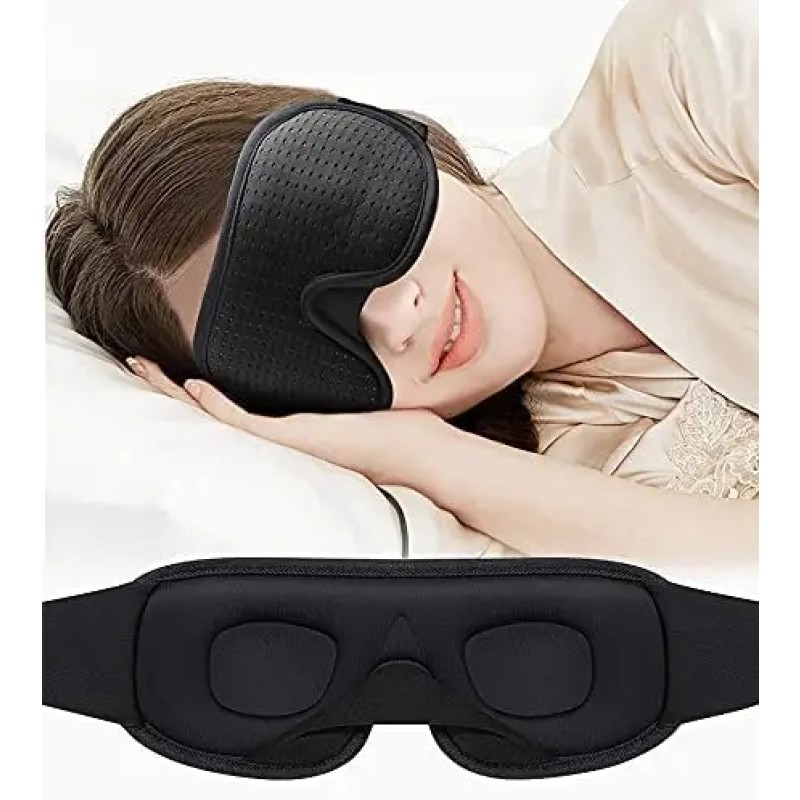 Blindfold Manufacturer - Customized Adjustable Blinder Blindfold Handmade 3d Mesh Airplane Night Sleeping Mask