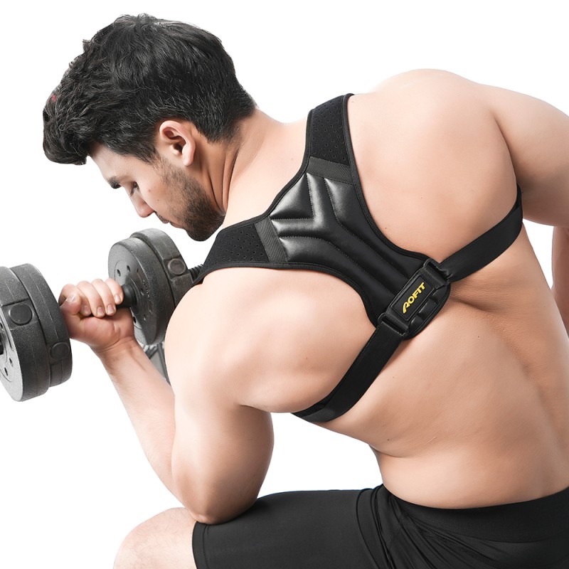 Back Brace Supplier - Adjustable Straight Sitting Shoulder Upper Back Posture Corrector Belt