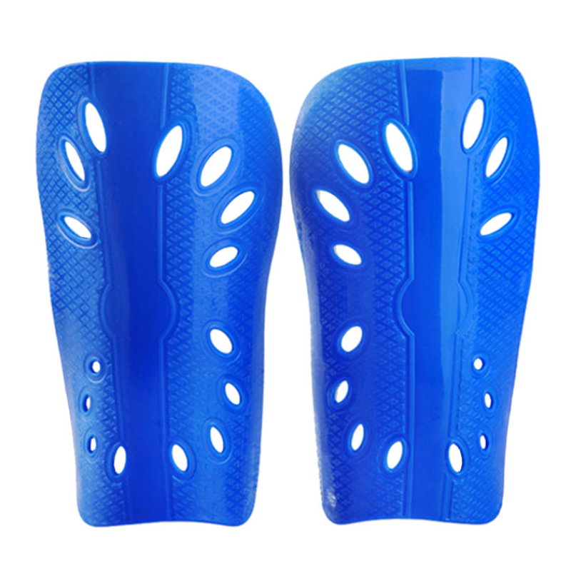 Shin Pad Supplier - Perforated Straps Leg Guards Children Adults Shockproof Breathable Soccer