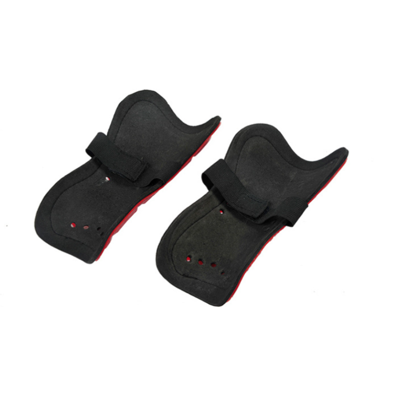 Shin Pad Supplier - Perforated Straps Leg Guards Children Adults Shockproof Breathable Soccer