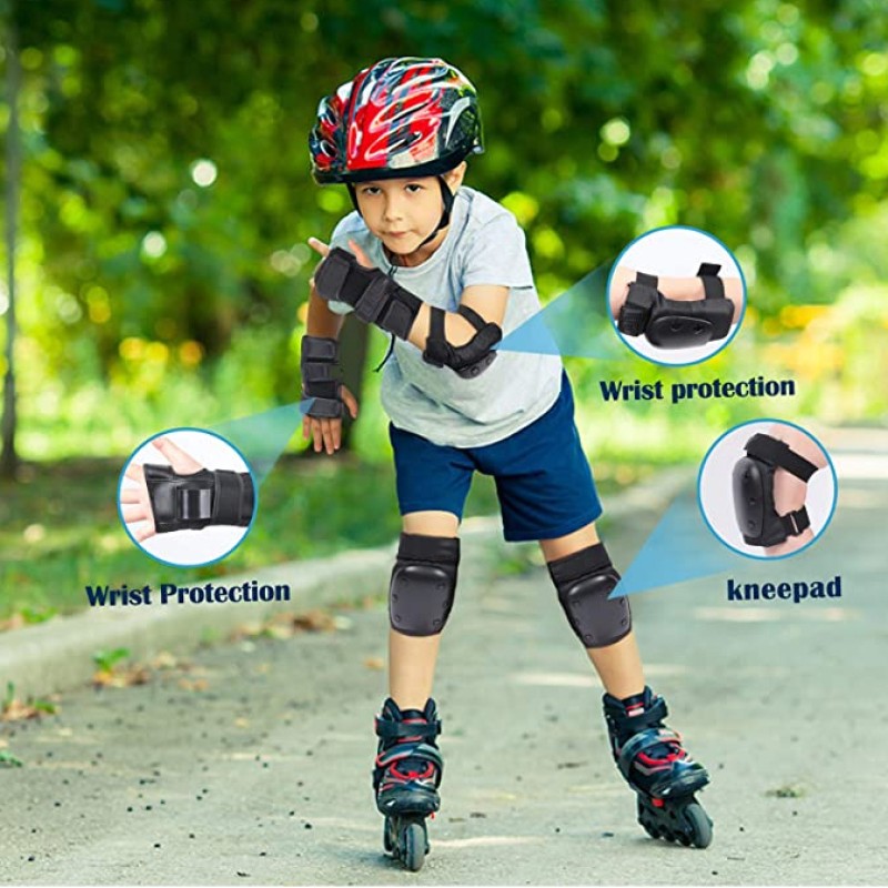 Motorcycle Gear Factory - Motorcycle Safety Protection 3 in 1 Wrist Elbow Knee Pads