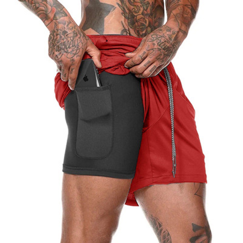 Sport Shorts Factory - Hot Sale Men's Sport Breathable Quick Drying Gym Running Training Basketball Shorts