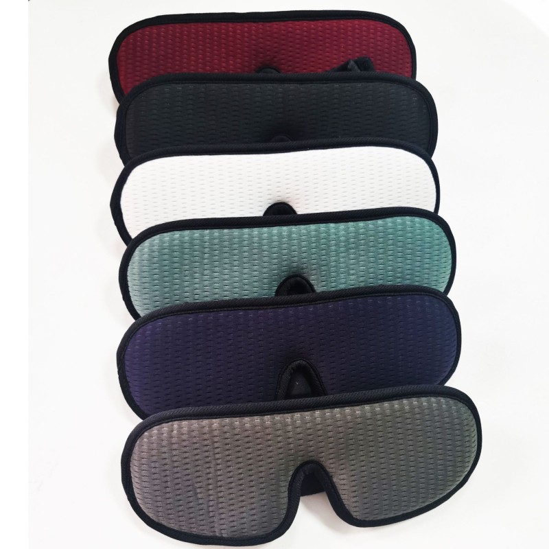 Blindfold Manufacturer - Customized Adjustable Blinder Blindfold Handmade 3d Mesh Airplane Night Sleeping Mask