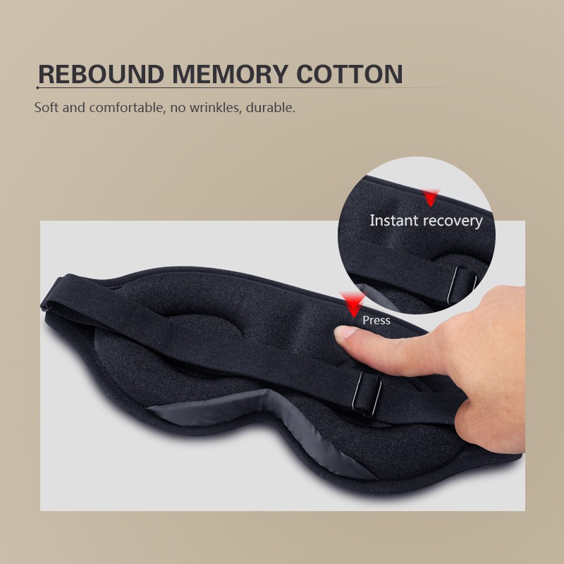 Meditation Mask Supplier - Soft Comfortable Milk Silk 100% Light Blocking Yoga Relaxation Meditation Eye Mask