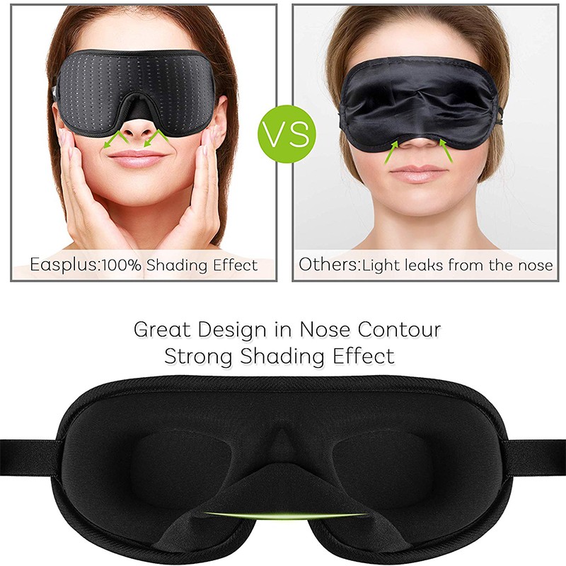 Relaxation Mask Manufacturer - Portable Breathable Relaxation 3D Sleeping Eye Mask As Gifts