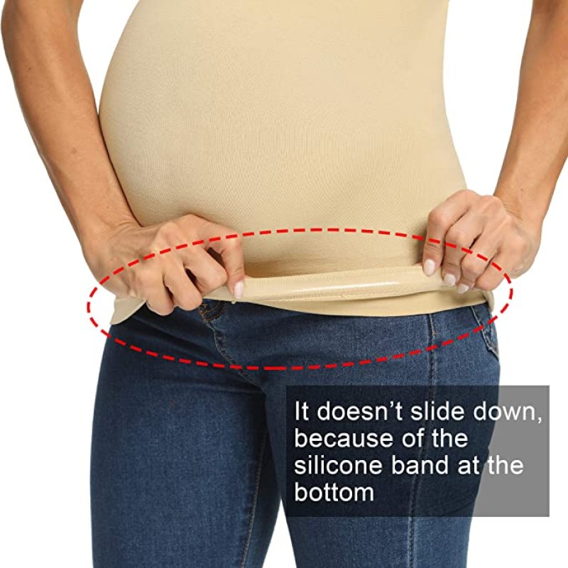 Pregnancy Support Factory - Custom Hot Sale Women Pregnancy Support Wrap Stretch Seamless Non slip