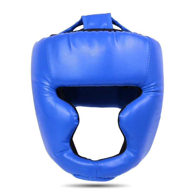 Boxing Helmet Manufacturer - Customized Logo Adjustable Adult Children PU Boxing Safety Equipment Head Guard