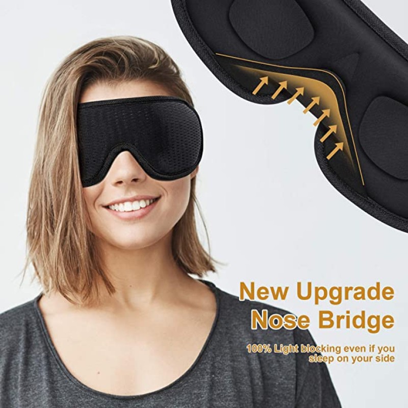 Relaxation Mask Manufacturer - Portable Breathable Relaxation 3D Sleeping Eye Mask As Gifts