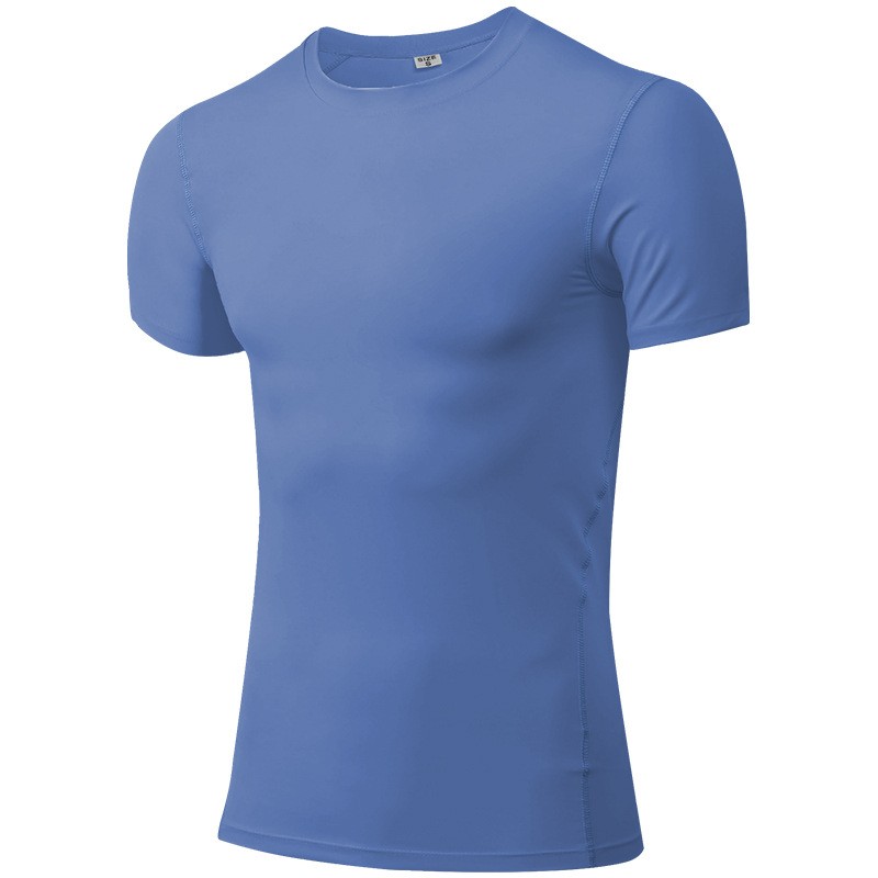 Compression Shirts Factory - Custom logo Men Sportswear Quick Dry Gym Fitness Workout Athletic Compression Shirts