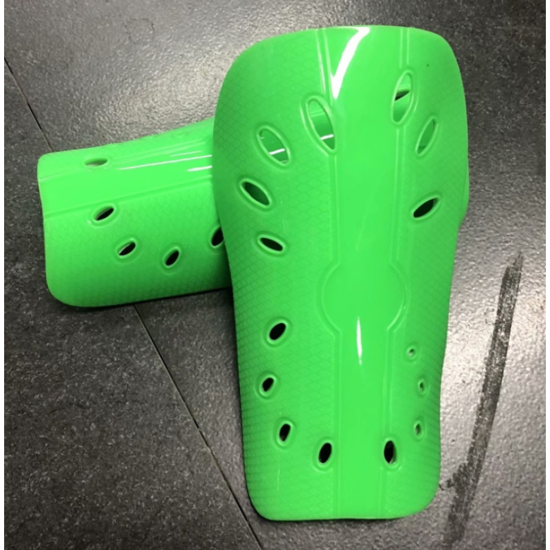 Shin Pad Supplier - Perforated Straps Leg Guards Children Adults Shockproof Breathable Soccer
