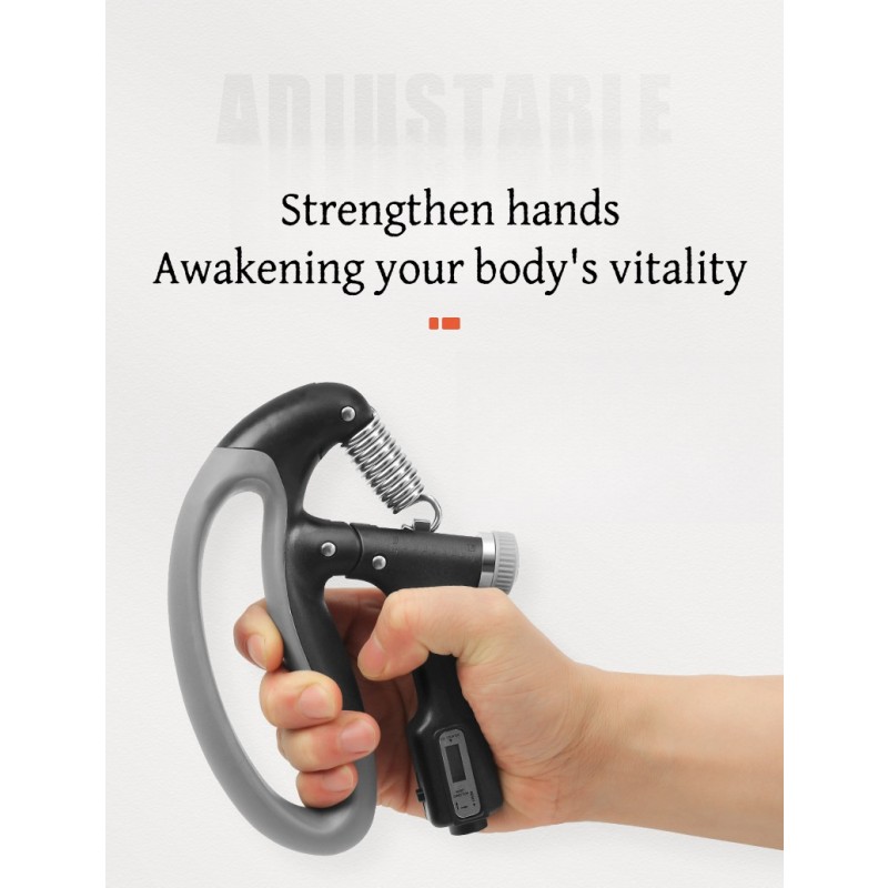 Hand Grip Factory - Adjustable Force Resistance Hand Grip Finger Arm Muscle Building Mechanical Counting Grip