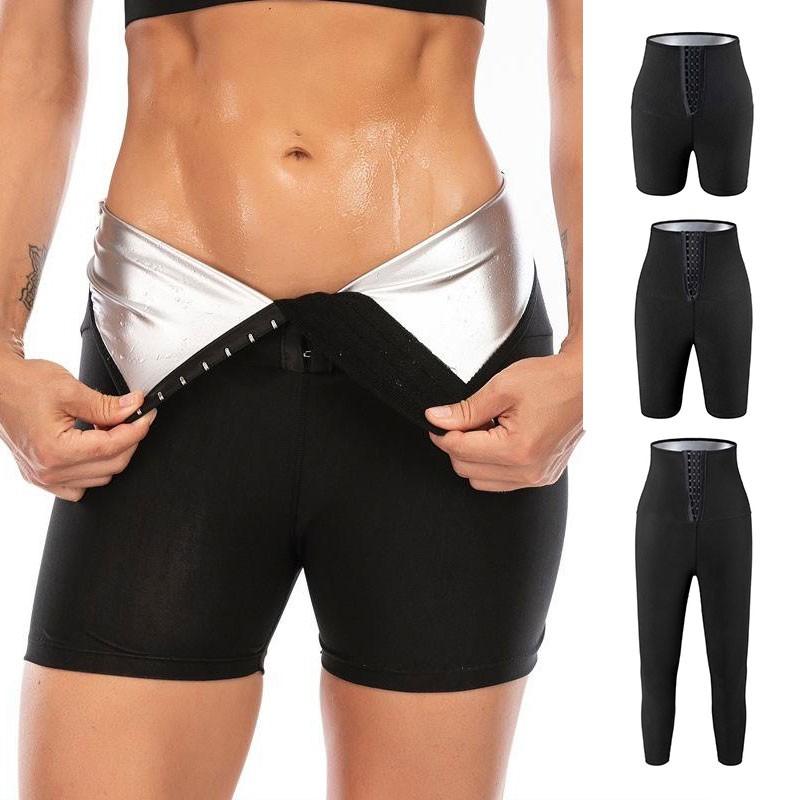 Sauna Pants Supplier - Custom Women Body Shaper Tummy Biker Suit Sliming Shorts Long Pants