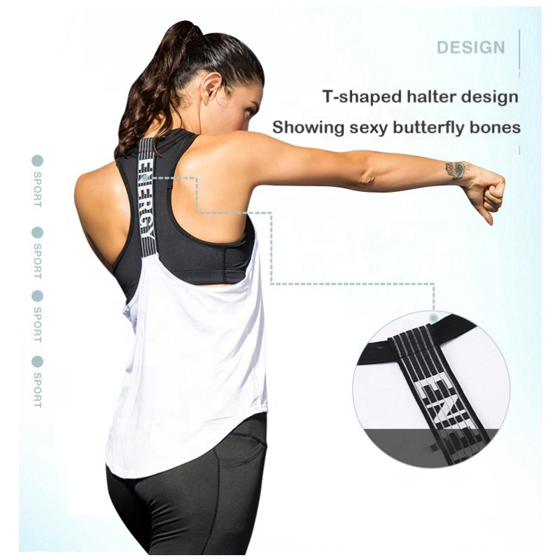 Yoga Top Manufacturer - Most Popular Women Yoga Top Gym Sports Vest Sleeveless Shirts Tank Tops Sport