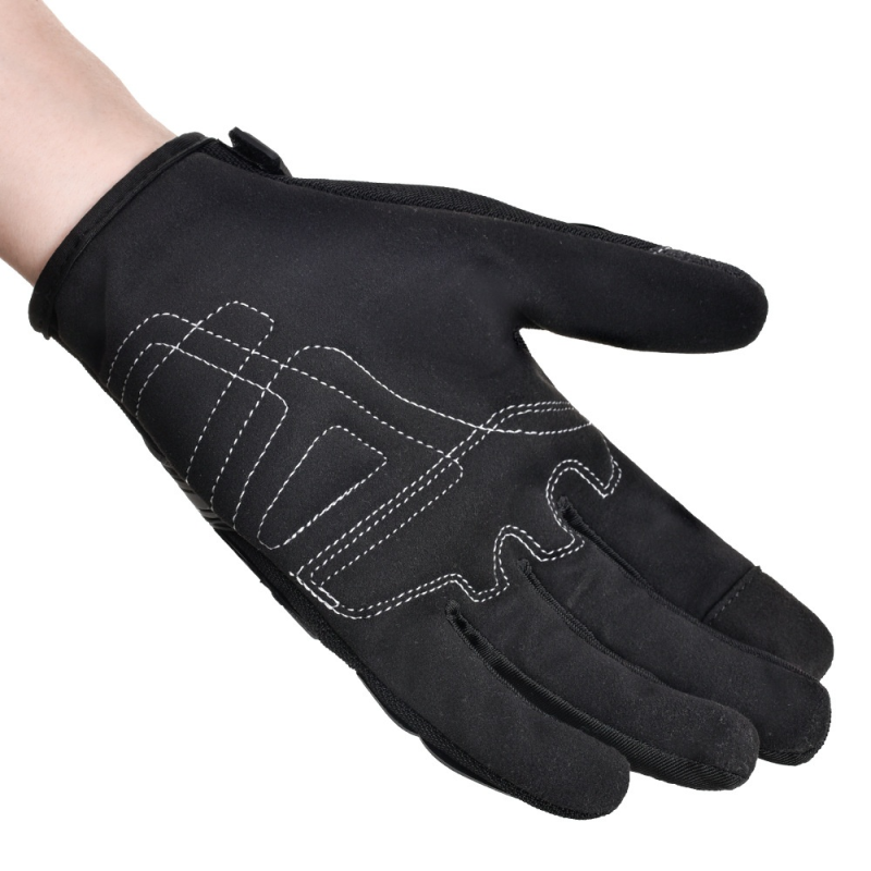 Motorcycle Gloves Manufacturer - Unisex Comfortable Full-Finger PU Motorcycle Gloves Four Antidrop for Off-Road