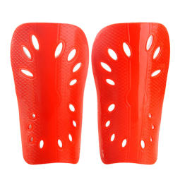 Shin Pad Supplier - Perforated Straps Leg Guards Children Adults Shockproof Breathable Soccer Football