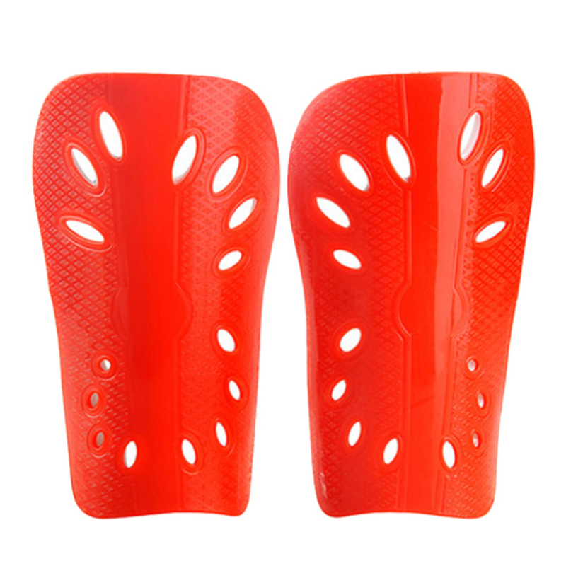 Shin Pad Supplier - Perforated Straps Leg Guards Children Adults Shockproof Breathable Soccer