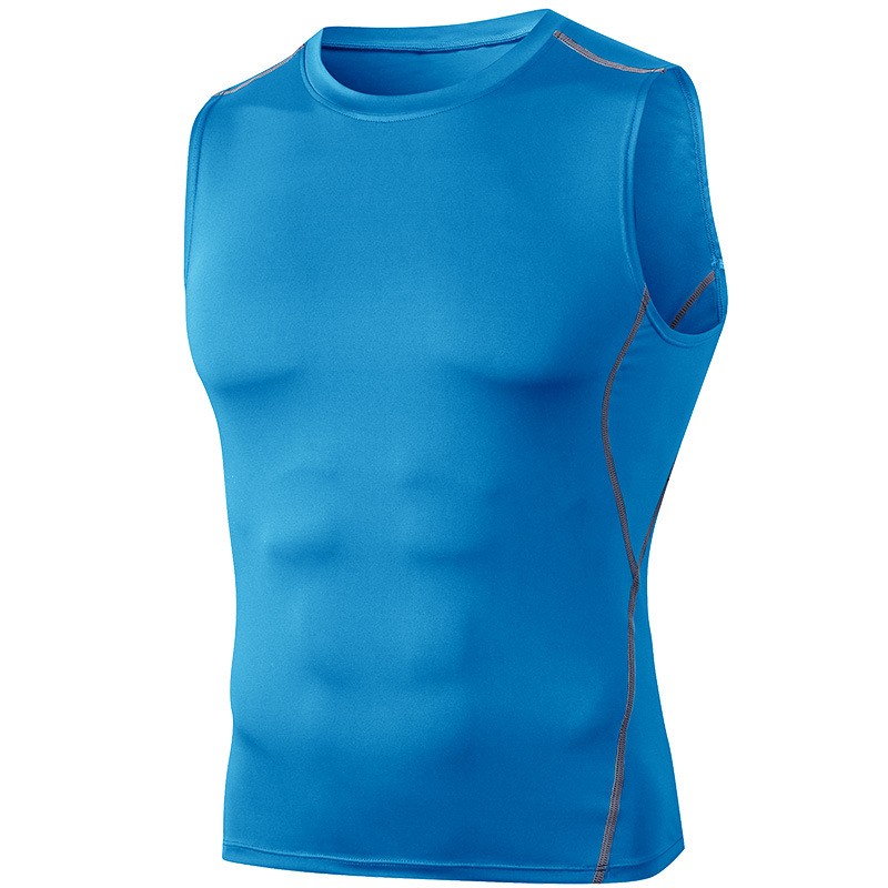 Compression Wear Manufacturer - New Collection Sleeveless Man Compression Wear Sport Top Mens Activewear Gym