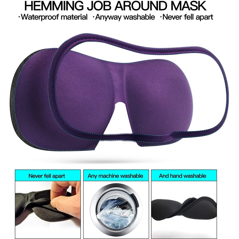 Sleep Eye Mask Supplier - 3d Sleep Eye Mask Sleepmask Sleeping Mask Blindfold 3D Contoured with Eye Cups