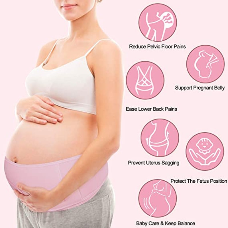Pregnancy Brace Supplier - Custom Hot Sale Elastic Pregnancy Back Brace Maternity Belly Band