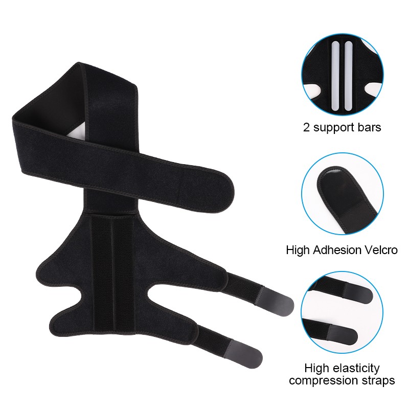 Dog Knee Brace Manufacturer - Hot Selling Adjustable Neoprene Pain Relief Dog Knee Leg Brace with 2 Support Bars