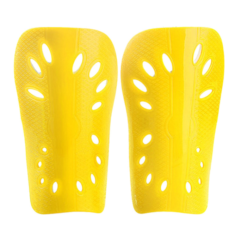 Shin Pad Supplier - Perforated Straps Leg Guards Children Adults Shockproof Breathable Soccer