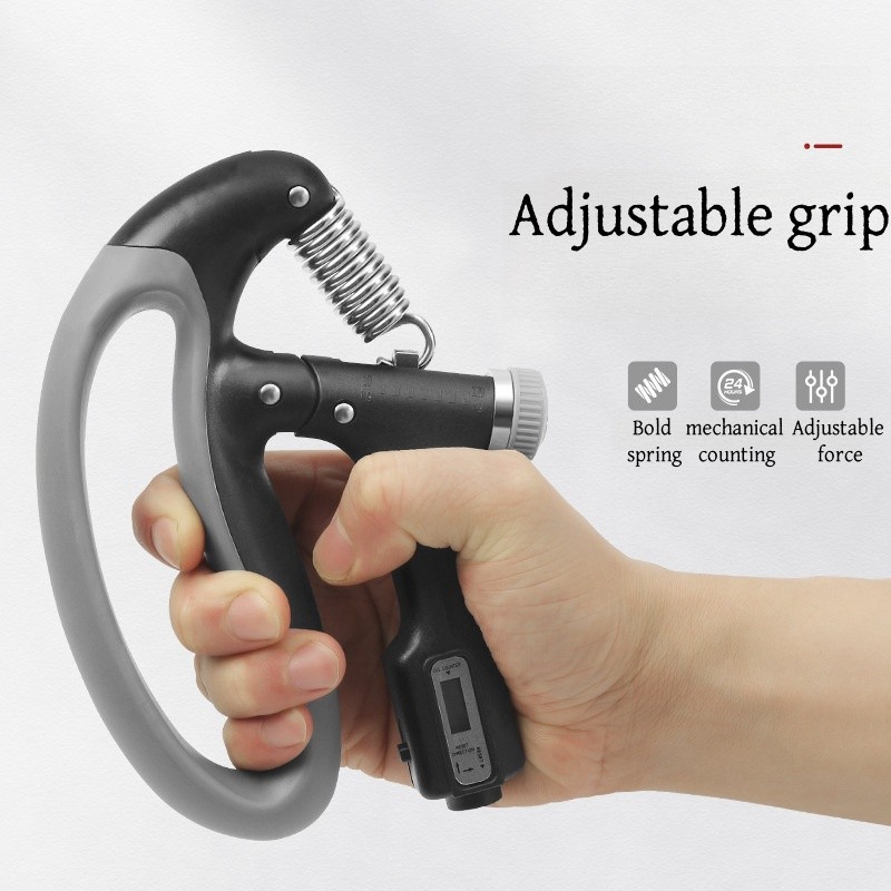 Hand Grip Factory - Adjustable Force Resistance Hand Grip Finger Arm Muscle Building Mechanical Counting Grip