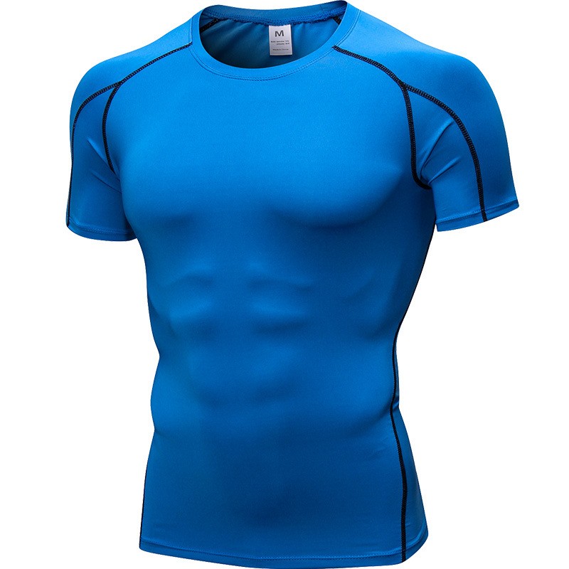 Cycling Shirt Supplier - Breathable Cycling Seamless Compression Bicycle Sports Gym Yoga Fitness T Shirt