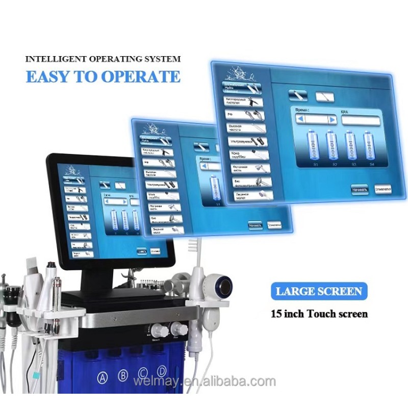 Face Dermabrasion Device Supplier - 14 in 1 New Face Dermabrasion Peel Moisturizer Oxygen Micro