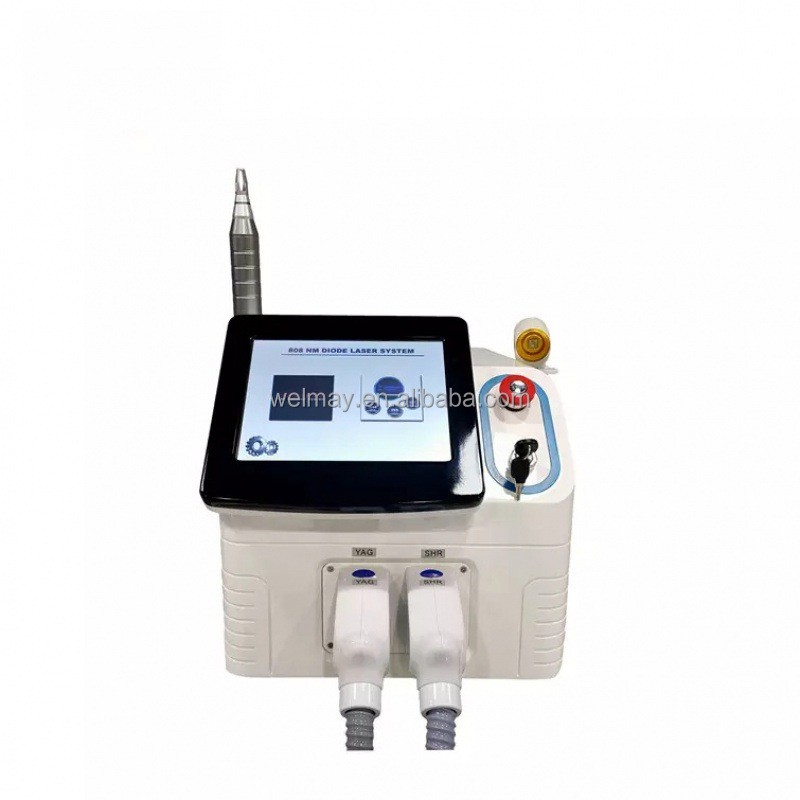 ND Yag Laser System Manufacturer - 2 in 1 Anti-Puffiness Q Switched Diode Laser Hair Removal
