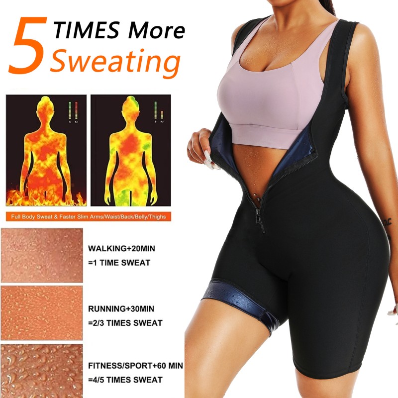 Waist Trainer Factory - Wholesale Sauna Zipper Waist Trainer Running Fitness Sweating Body Shaping