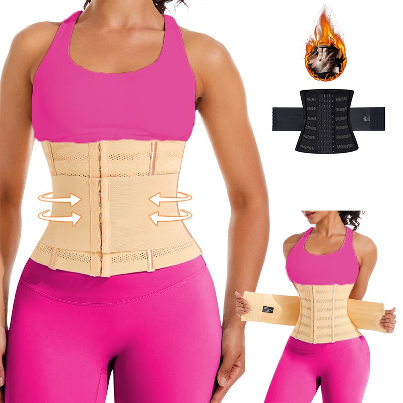 Waist Trimmer Factory - Adjustable Weight Loss Body Shapers Tummy Cinchers Control Hook Fajas