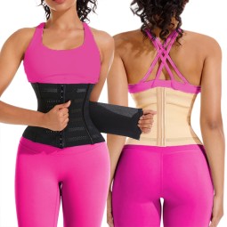 Waist Trimmer Factory - Adjustable Weight Loss Body Shapers Tummy Cinchers Control Hook Fajas