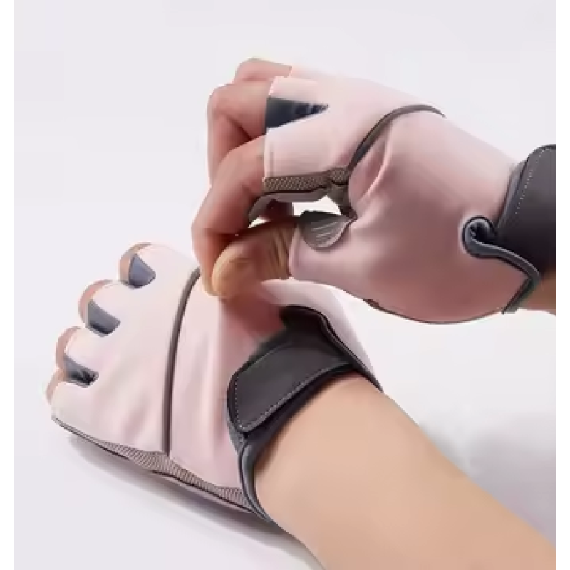 Pressure Gloves Supplier - Fashionable Breathable Half Finger Cycling Weight Lifting Pressure Gloves