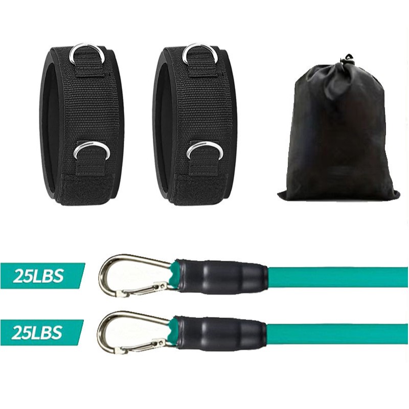 Thigh Cuff Manufacturer - Adjustable Gym Fitness Loop Thigh Legs Cuff Firm Durable Portable