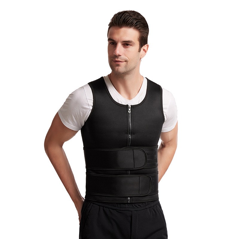 Sauna Belt Factory - Sauna Sweat Compression Large Size Workout Abdominal Corset Gym Vest Belt